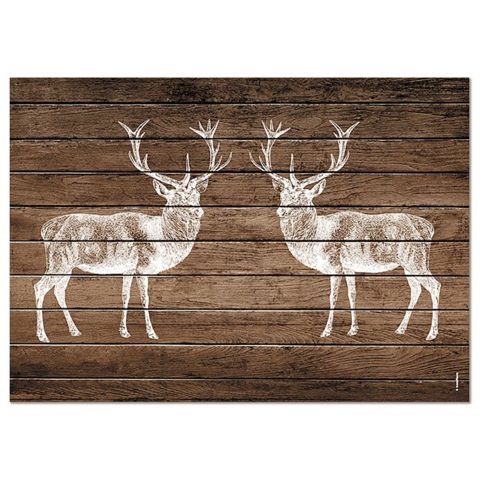 Set de table en papier Deer Lodge