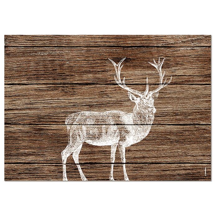 Set de table en papier Deer Lodge