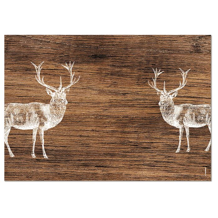 Set de table en papier Deer Lodge