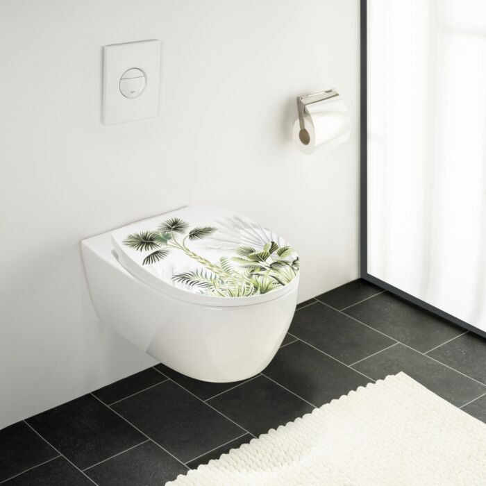 WC-Sitz Mascali mit Relief-Oberfläche, Absenkautomatik