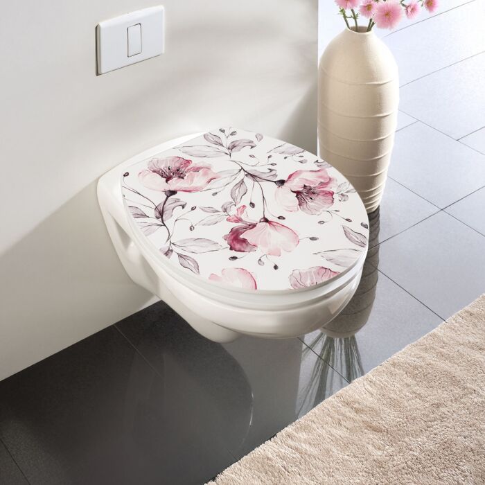 WC-Sitz Ripa mit Relief, Absenkautomatik
