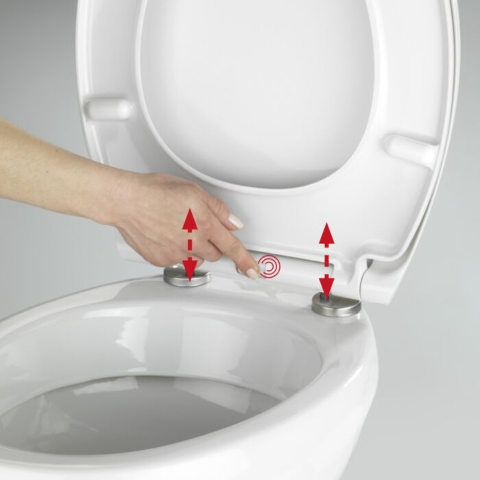 WC-Sitz Boat mit Hochglanz-Oberfläche, Absenkautomatik