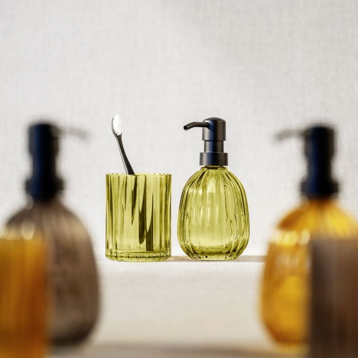 Mundspülbecher Pompei aus Glas