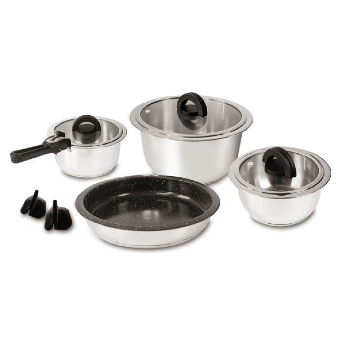 Topfset click-on 10-teilig main product photo