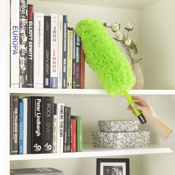 Plumeau en microfibre avec manche télescopique