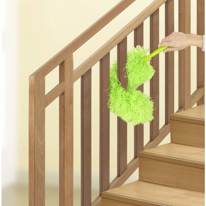 Plumeau en microfibre avec manche télescopique