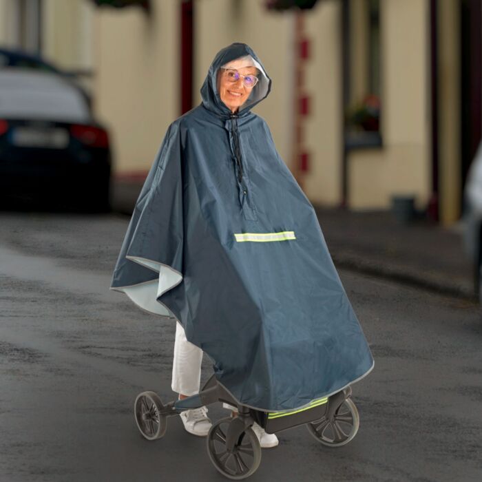 Cape imperméable pour déambulateur, coupe-vent