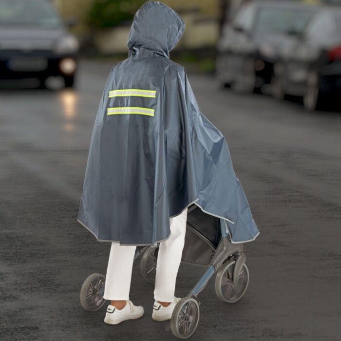 Cape imperméable pour déambulateur, coupe-vent