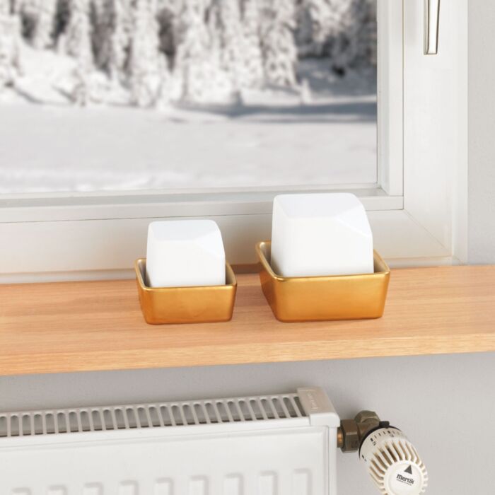 Humidificateur Cleo, 2 pièces, en céramique