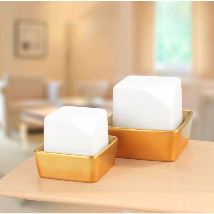 Humidificateur Cleo, 2 pièces, en céramique