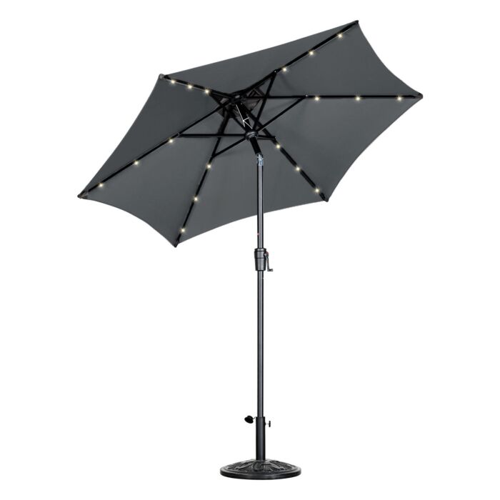 Sonnenschirm mit LED-Beleuchtung, UV50+