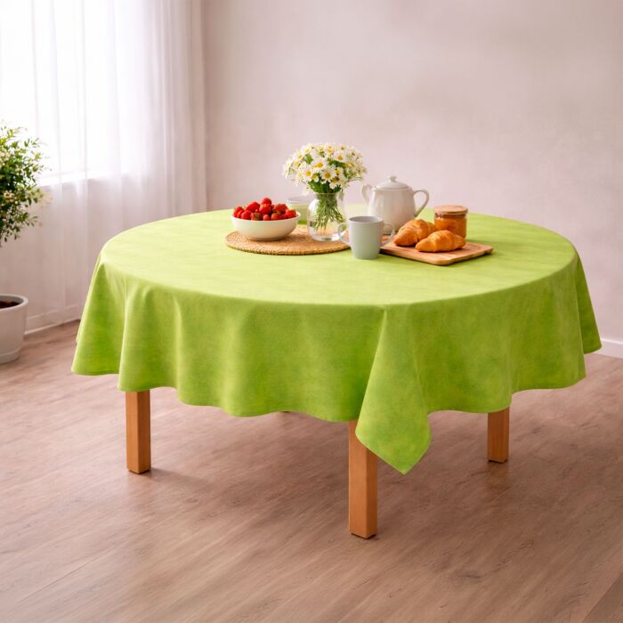 Nappe Arabella verte, ronde