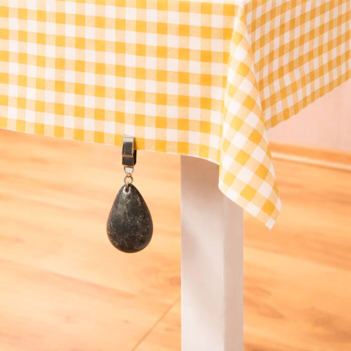 Tischtuchbeschwerer Tropfen, Marmor, 4 Stück