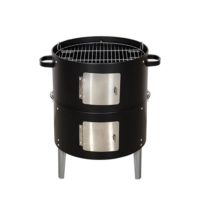 Brasero, barbecue et fumoir 3 en 1 Nouvel