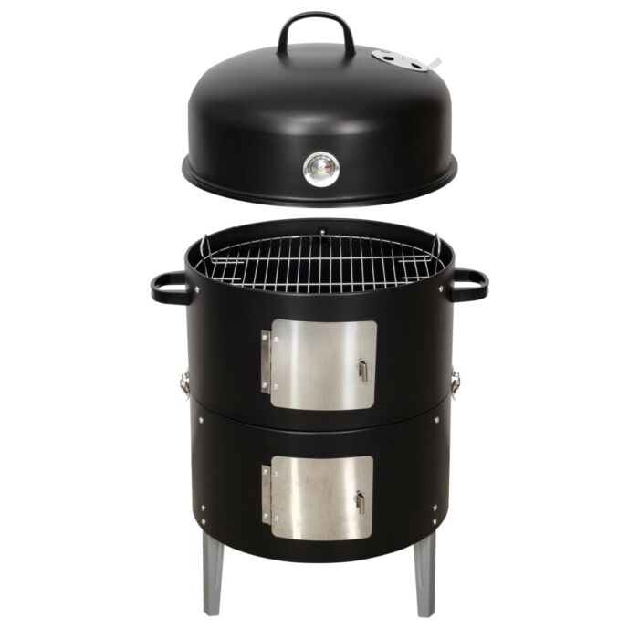 Brasero, barbecue et fumoir 3 en 1 Nouvel