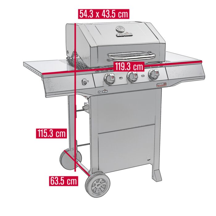 Char-Broil Gasgrill Performance Core B 3