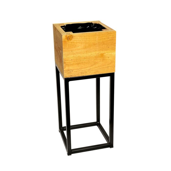 Hochbeet aus Holz/Metall
