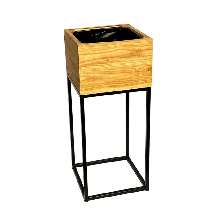 Hochbeet aus Holz/Metall