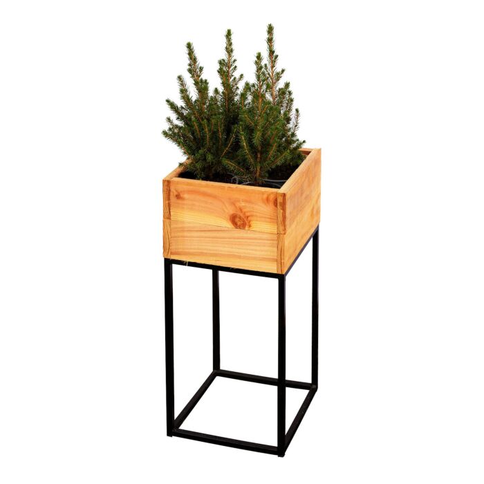 Hochbeet aus Holz/Metall