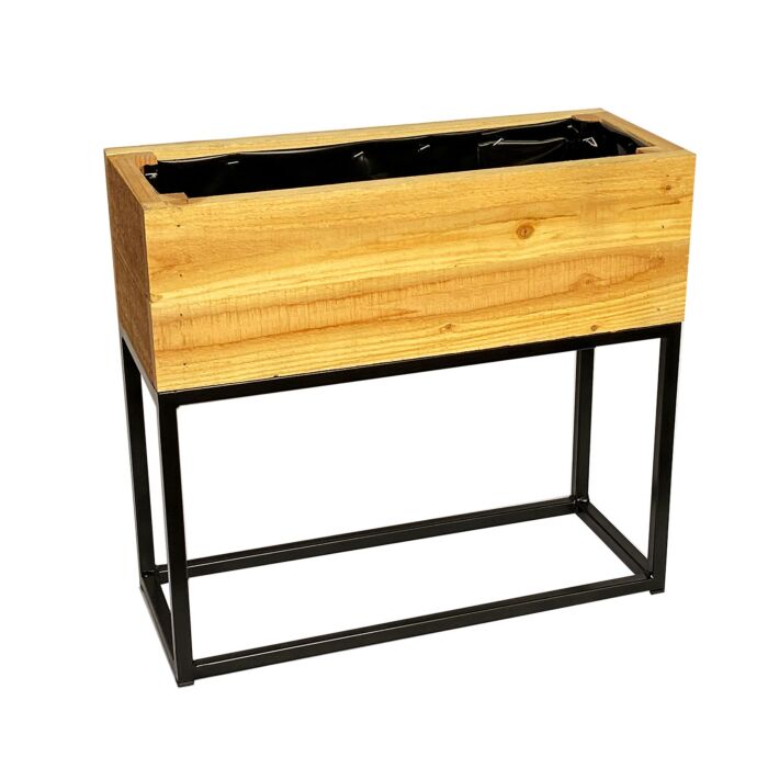 Hochbeet aus Holz/Metall