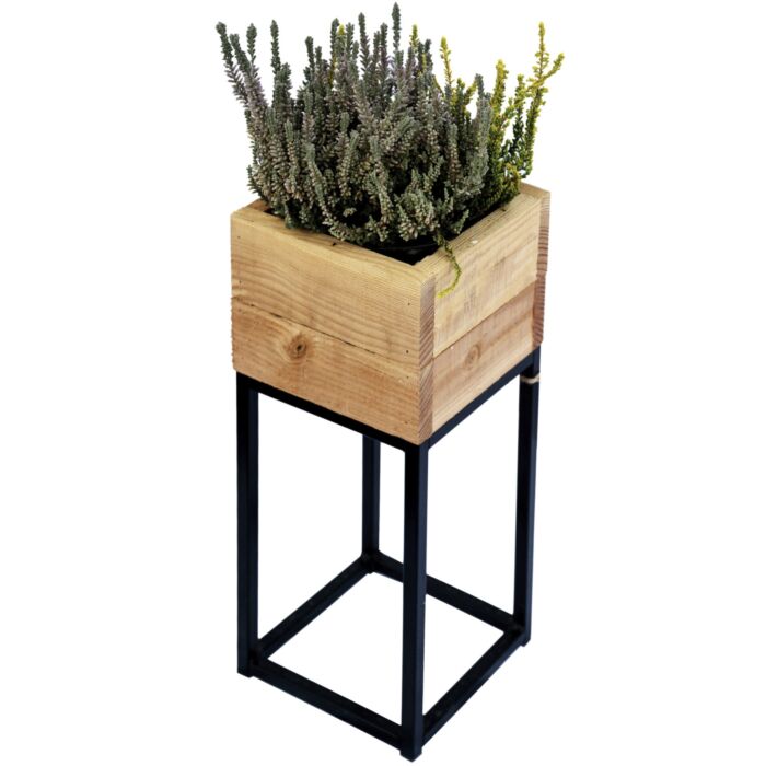 Hochbeet aus Holz/Metall