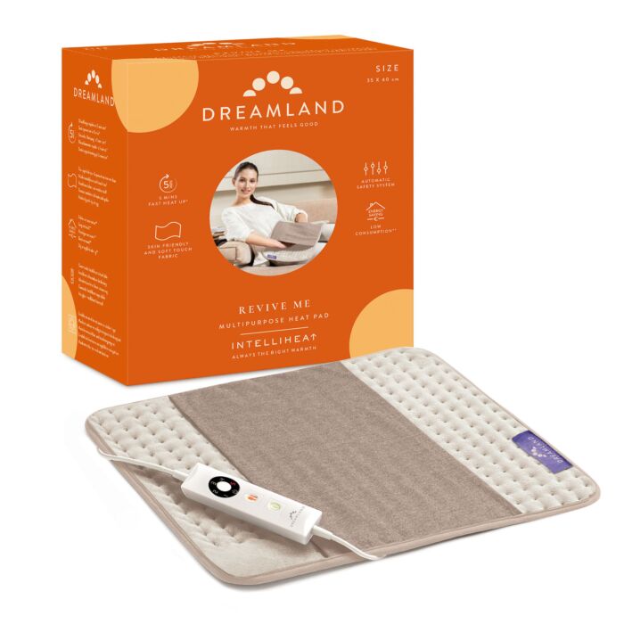 Dreamland coussin chauffant plat, technologie Intelliheat