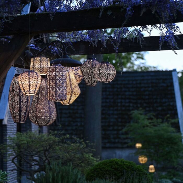 Lumiz Solar-Lampion Lampshade 14x20 cm