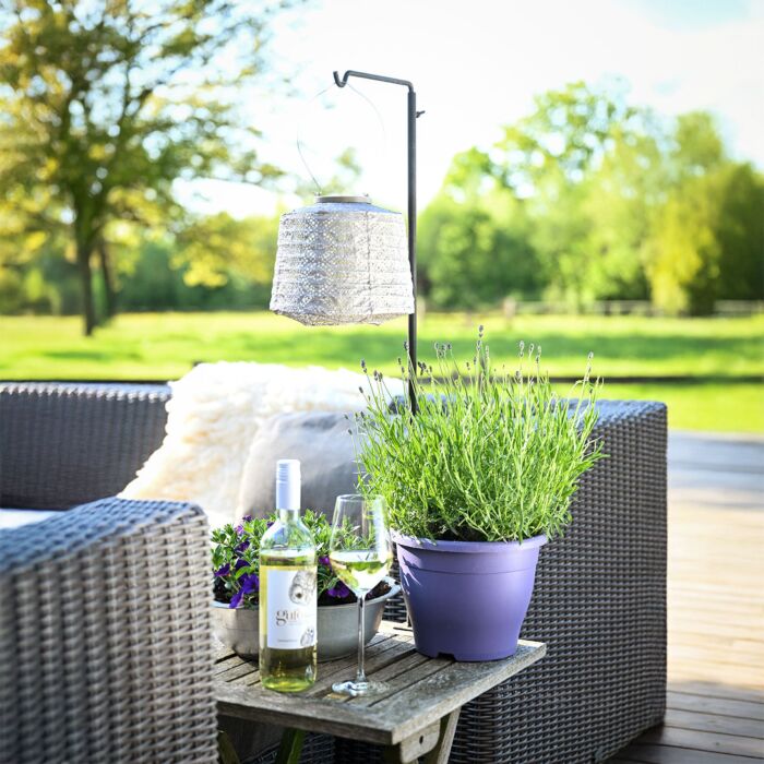 Lumiz Solar-Lampion Lampshade 14x20 cm
