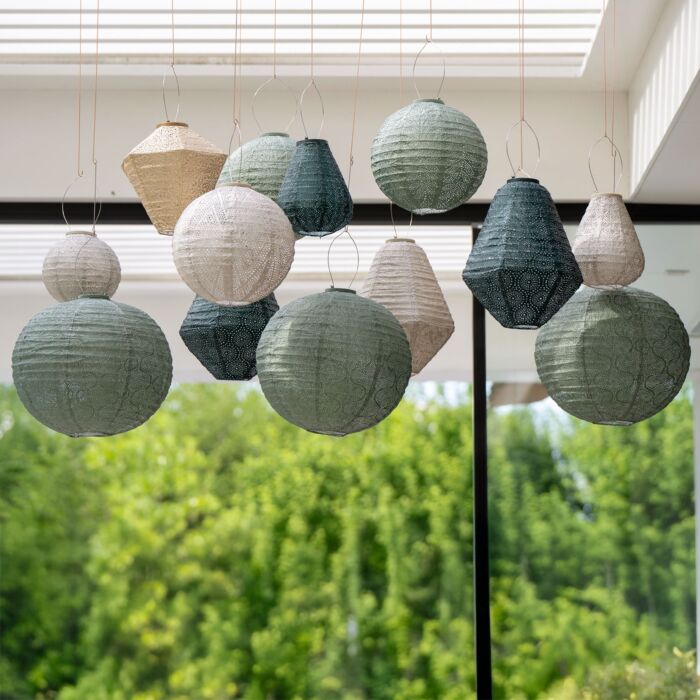Lumiz Solar-Lampion Tulip Ø 20 cm