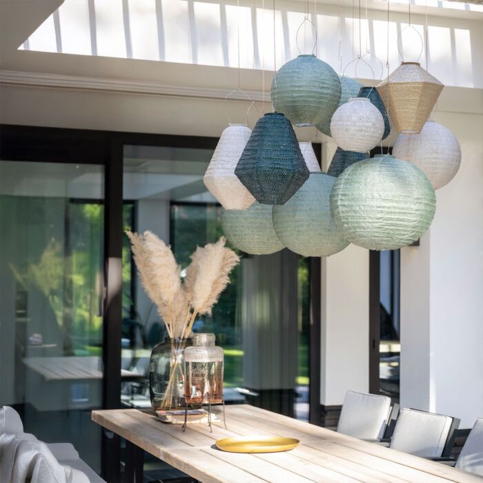 Lumiz Solar-Lampion Diamond Ø 28 cm