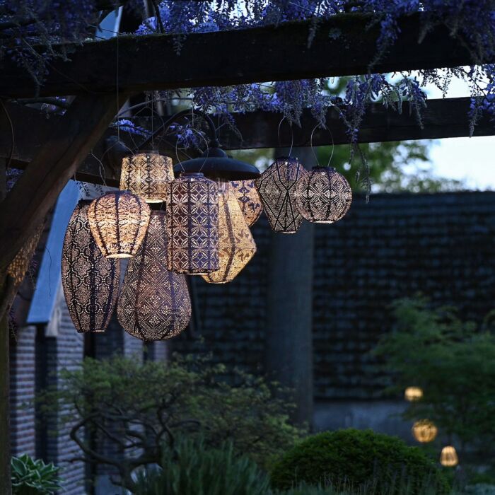 Lumiz Solar-Lampion Diamond Ø 28 cm