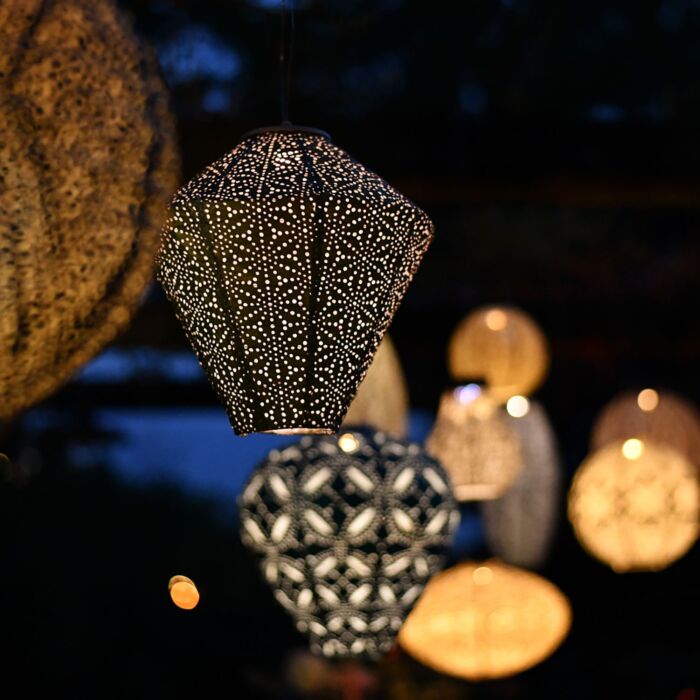 Lumiz Solar-Lampion Diamond Ø 28 cm