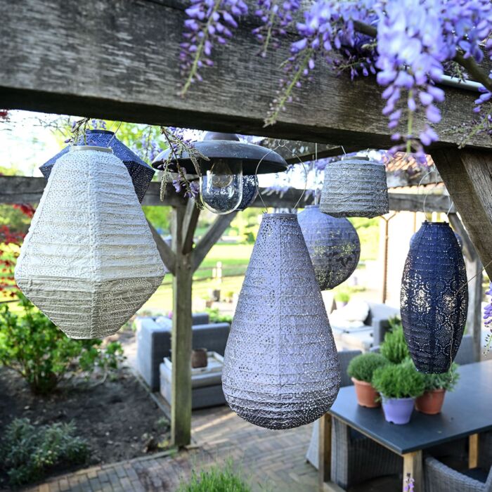 Lanterne solaire Lumiz Drop 48x28 cm