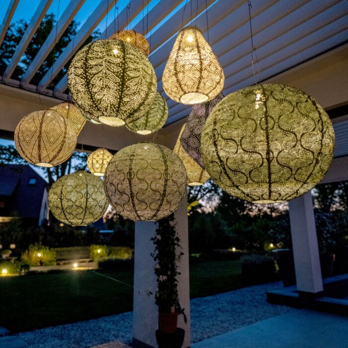 Lumiz Solar-Lampion Can 37,5x30 cm