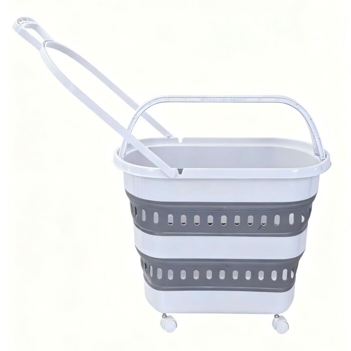 Faltbarer Wäschetrolley mit Griff