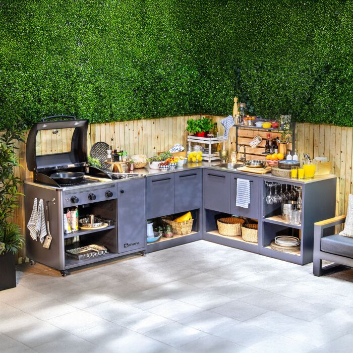 Sahara Outdoorküche Modul Rückwand