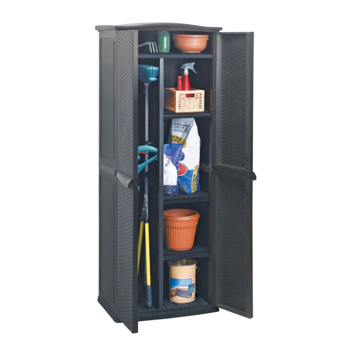 Keter Kunststoff-Gartenschrank Rattan main product photo