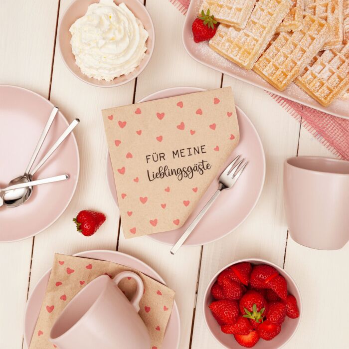 Serviettes Mes invités préférés