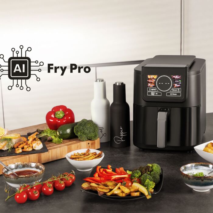 Trisa Heissluft-Fritteuse «Ai Fry Pro», mit KI Tech.