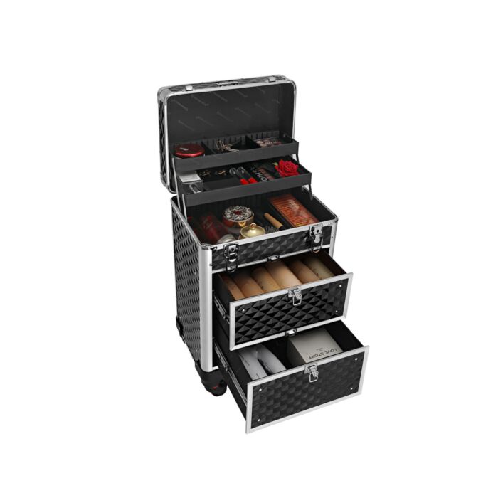 Valise de maquillage à 2 tiroirs