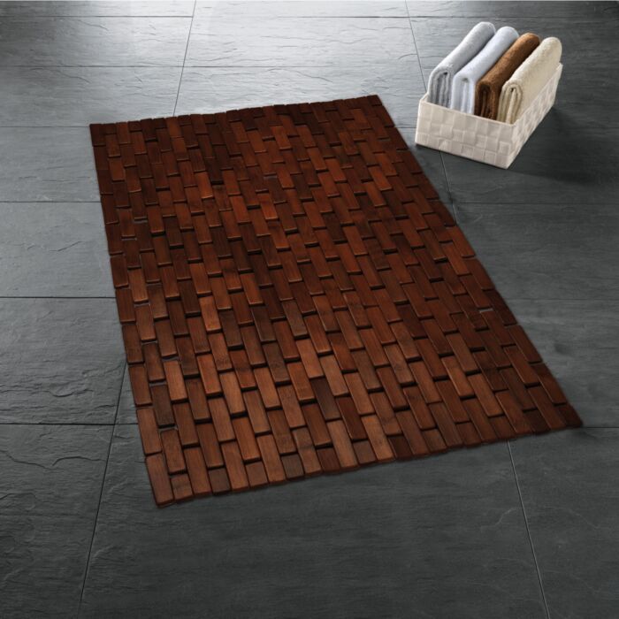 Tapis de bain Kleine Wolke Palito en bambou