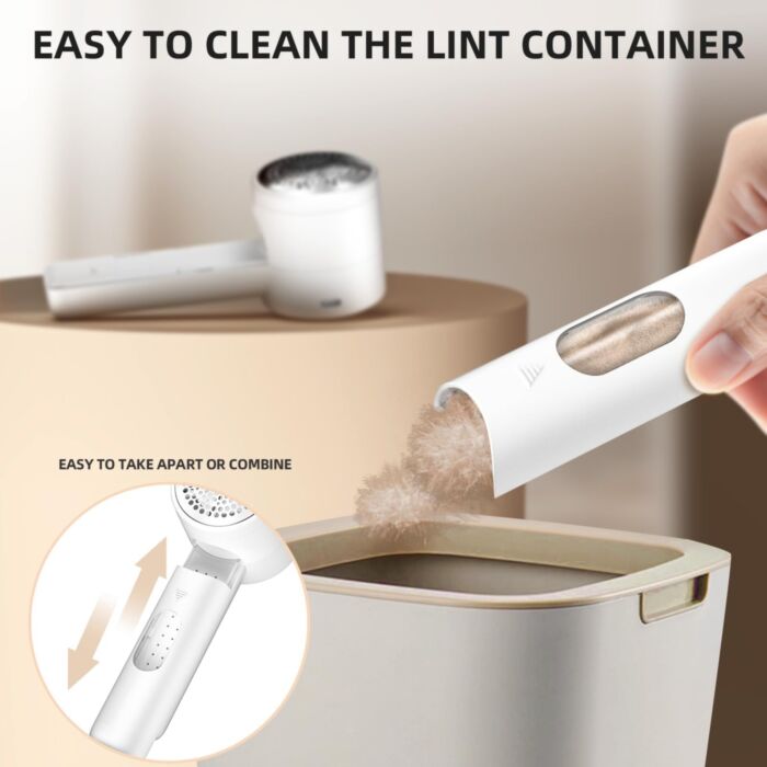 Rasoir anti-bouloches rechargeable à 6 lames