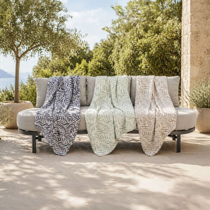 Couverture de salon en chenille Ramira