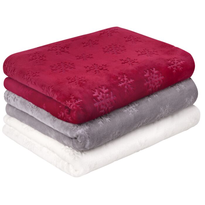 Couverture em-es-te Snowflake 150x200 cm