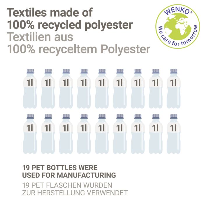 Panier à linge Uno Ecori, 68 litres, en polyester recyclé