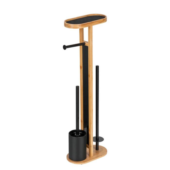 Stand WC-Garnitur Orea 4in1 aus Bambus