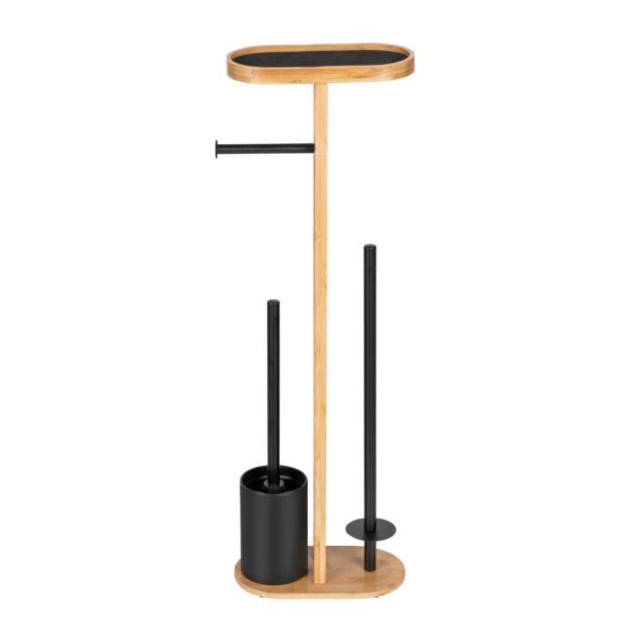 Stand WC-Garnitur Orea 4in1 aus Bambus