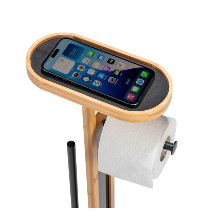 Stand WC-Garnitur Orea 4in1 aus Bambus