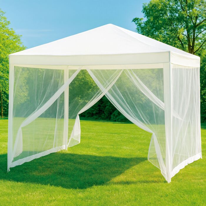 Starlyf Gazebo Gartenzelt mit integriertem Moskitonetz