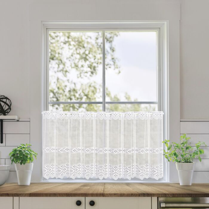 Bistrovorhang Hanna, Jacquard halbtransparent